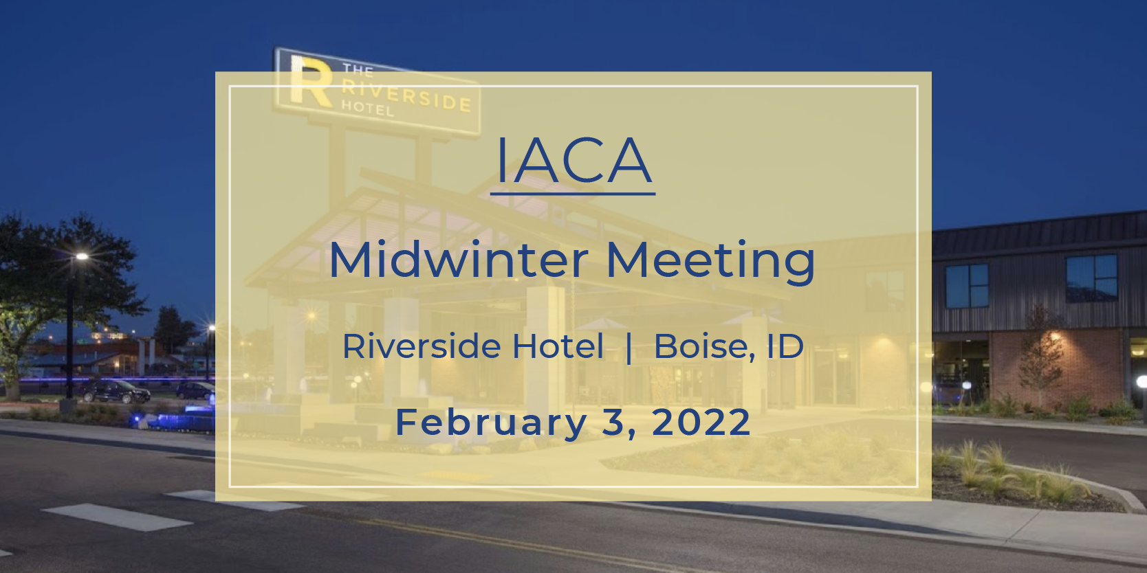 2022 IACA Midwinter Meeting