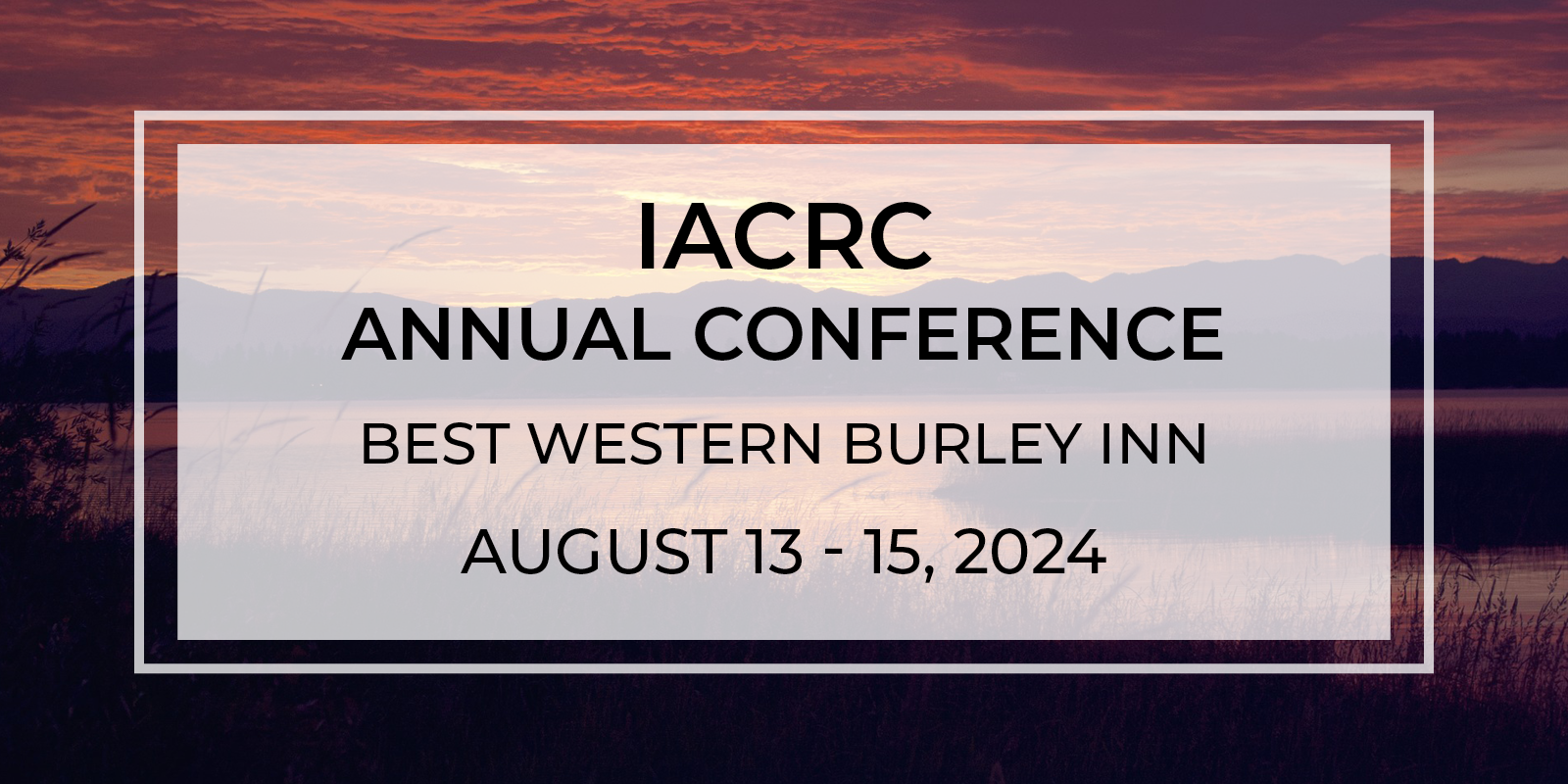 2024 IACRC Annual Conference