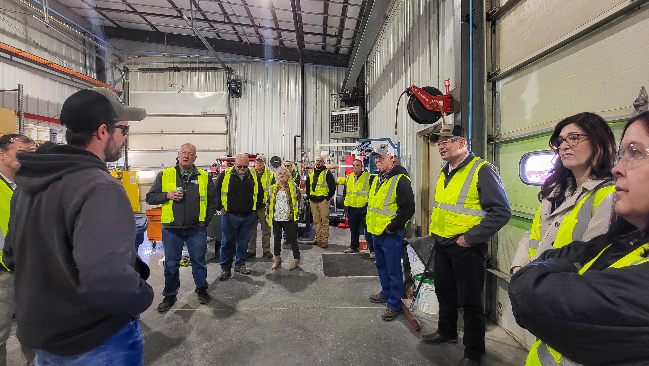 IAC District 5 Tours International Machinery Manufacturing Facility During Meeting
