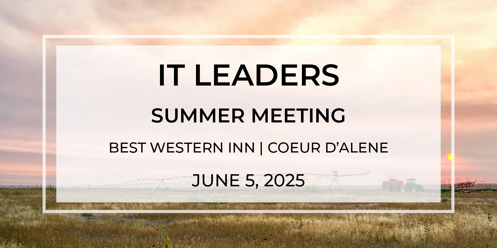 IT Leaders Summer Meeting