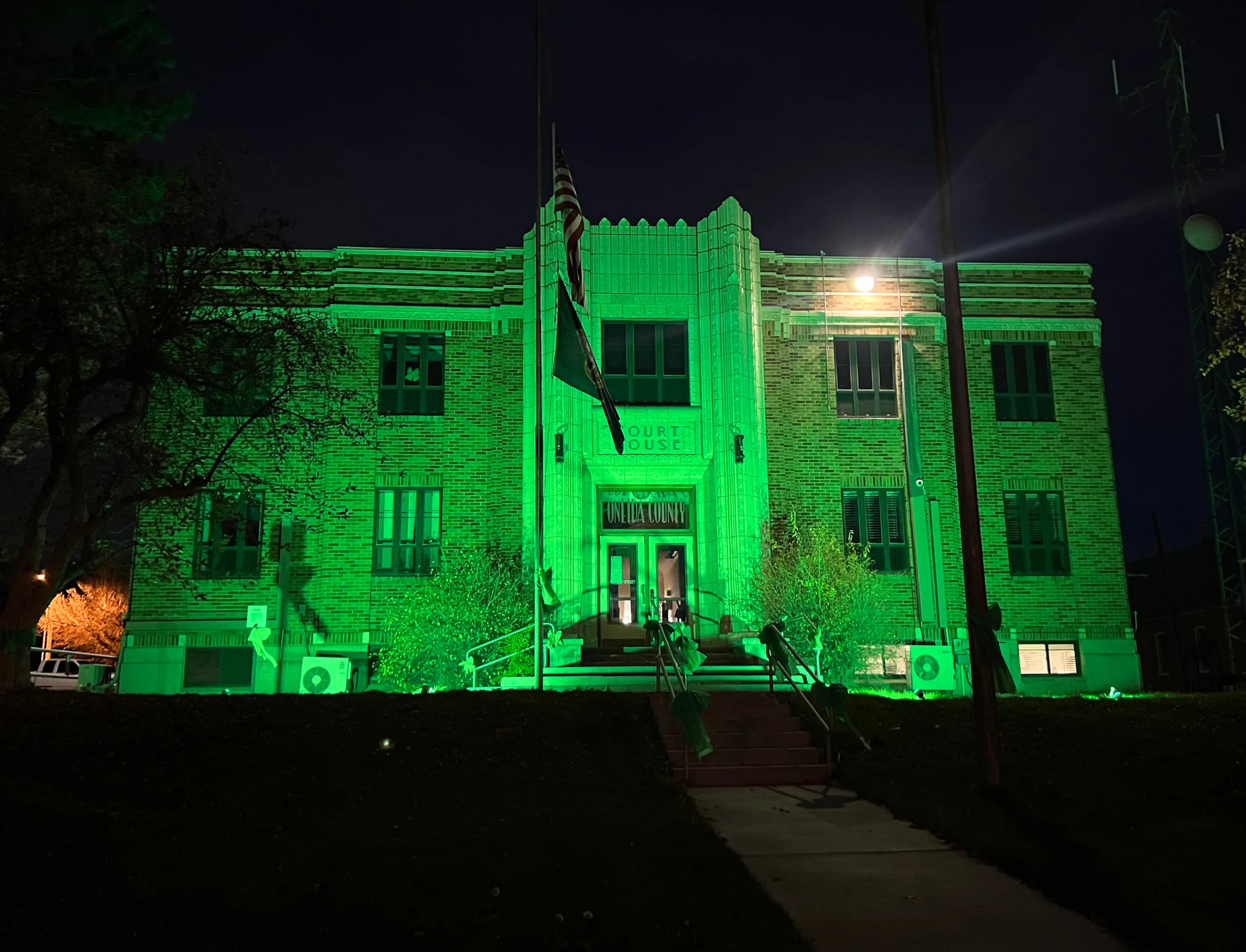 Counties Across Idaho Shine Green in Honor of Veterans