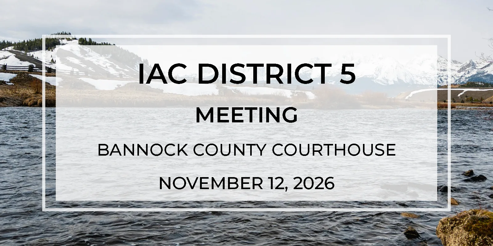 IAC District 5 Meeting
